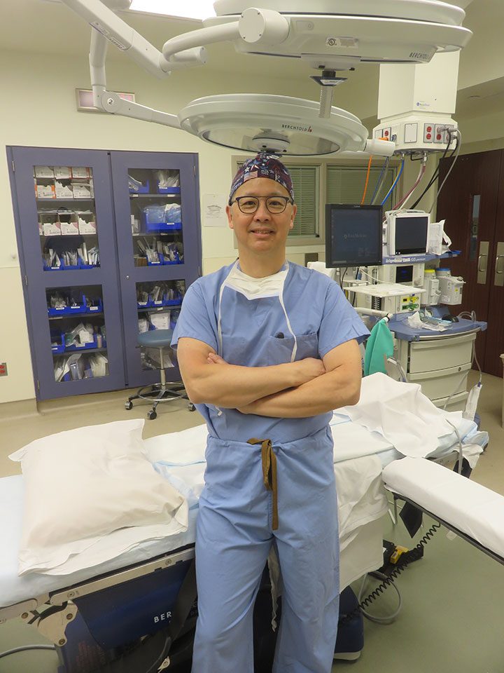 Dr. Lo in the OR